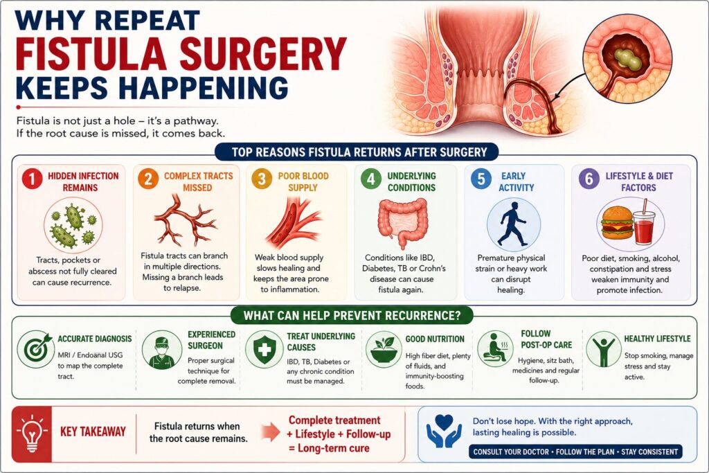 Why Repeat Fistula Surgery Keeps Happening