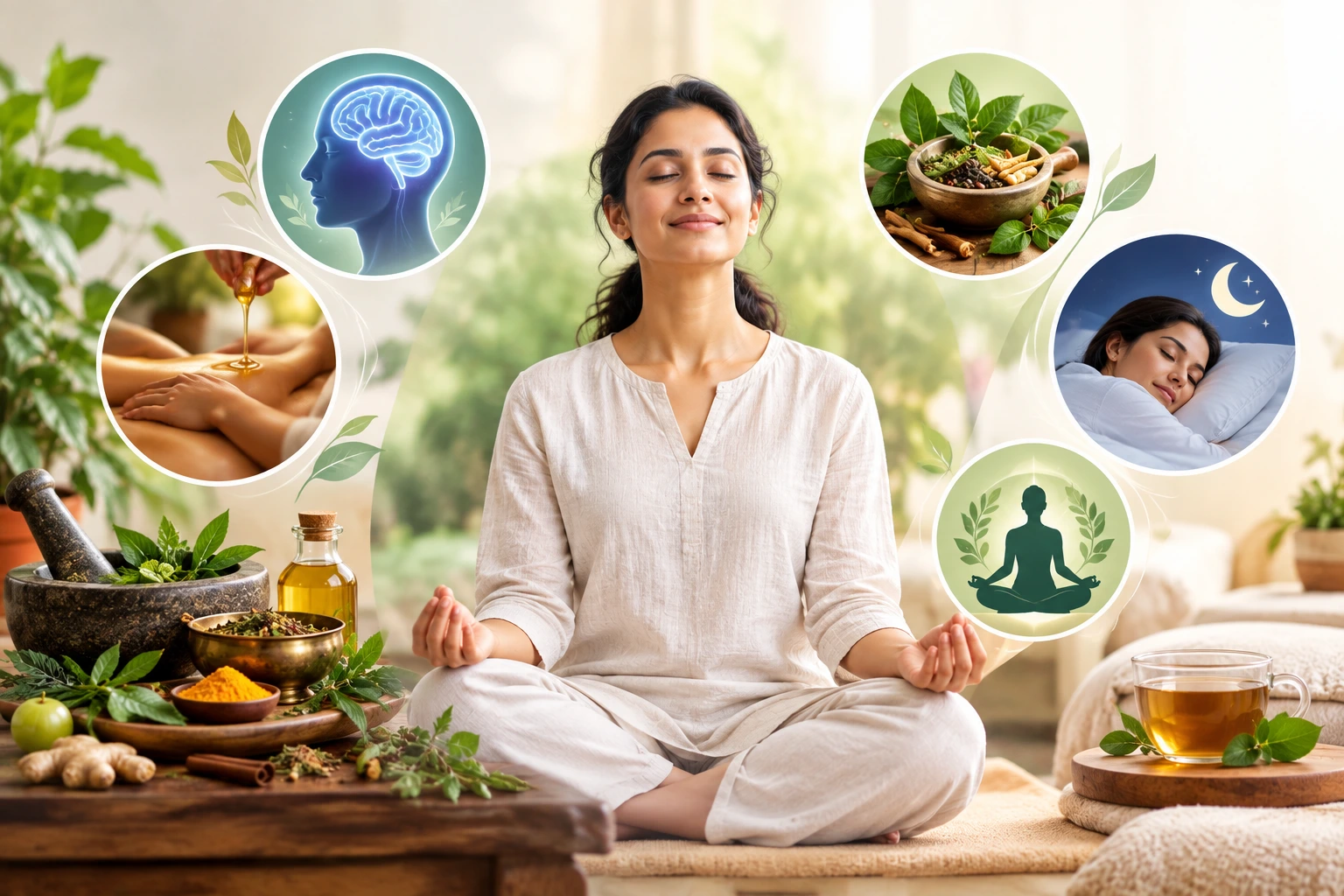 How Does Ayurveda Calm Anxiety and Stress